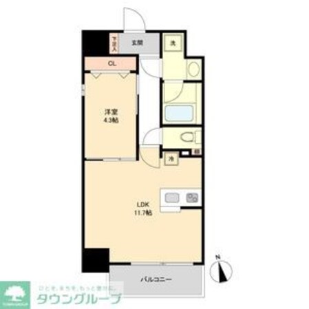 レジデンシア花の木の物件間取画像